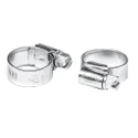 RS PRO Mild Steel Hex Screw Worm Drive Hose Clip, Band Width 22 mm, Inside Diameter 16 to 22 mm 145-0246