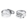 RS PRO Mild Steel Hex Screw Worm Drive Hose Clip, Band Width 22 mm, Inside Diameter 16 to 22 mm 145-0246