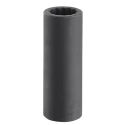 Facom 22 mm 12 Point Impact Socket with 1/2 in Drive Size, Manganese Phosphate Finish, 82mm Length NSD.22L