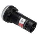 RS PRO Push Button Complete Unit Panel Mount 22 mm Cutout Green SPST Momentary Actuation IP65 145-0607