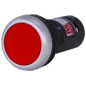 RS PRO Push Button Complete Unit, Panel Mount, 22 mm Cutout, Red, SPDT, IP65 145-0611