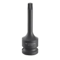 Facom 30 mm 1/2 in Drive Torx Impact Socket, Chrome Molybdenum Steel, Phosphate Finish, 78mm Length NSX.30L