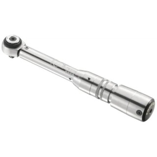 Facom Click Torque Wrench 1 To 5 Nm, 1/4 in Square Drive, Chrome Vanadium Steel, 197mm Length R.306-5M