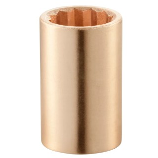 Facom 1/2 in Drive 1 1/16 in Standard Square Socket, 46mm Overall Length S.1P1/16SR