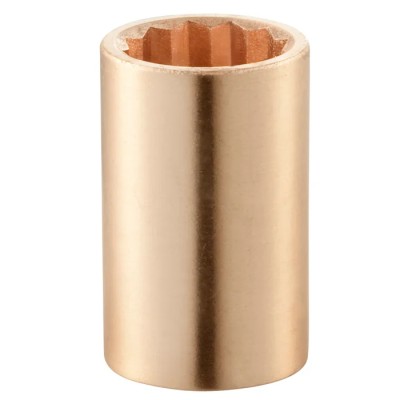 Facom 1/2 in Drive 1/2 in Standard Square Socket, 40mm Overall Length S.1/2SR