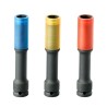 Facom 3-Piece 1/2 in 6 Point Extra Long Impact Socket Set Teflon Finish NSI.3EL