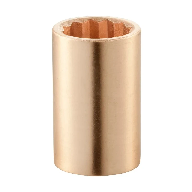 Facom 1/2 in Drive 3/8 in 12 Point Square, Anti-Magnetic Non-Sparking Beryllium Copper Alloy Socket S.3/8SR