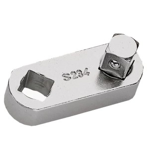 Facom 1/2 in Square Adapter Socket Driver, Bright Chrome Steel, 65mm Overall Length S.234