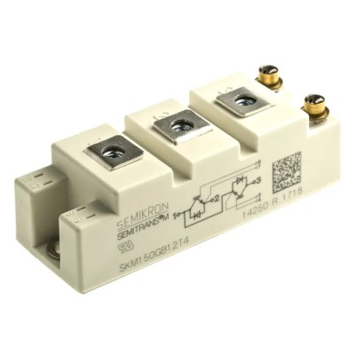 Semikron Danfoss N-Channel IGBT Module 232 A 1200 V 7-Pin SEMITRANS Panel SKM150GB12T4