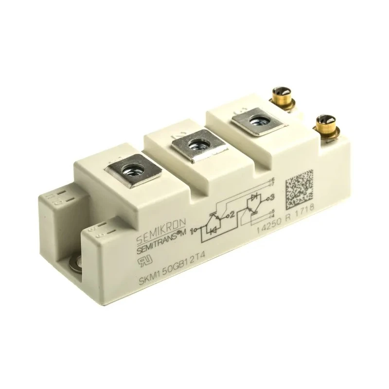 Semikron Danfoss N-Channel IGBT Module 232 A 1200 V 7-Pin SEMITRANS Panel SKM150GB12T4