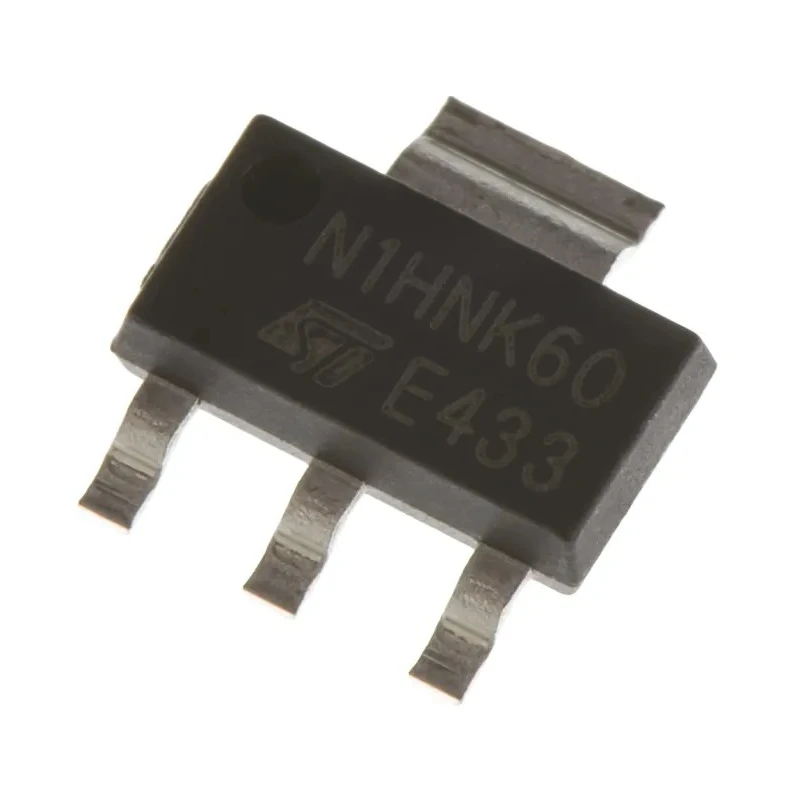 STMicroelectronics MDmesh SuperMESH N-Channel MOSFET 400 mA 600 V Enhancement 4-Pin SOT-223 STN1HNK60