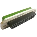 Souriau Sunbank by Eaton MicroComp 51 Way Straight 2 mm Pitch Cable D-Sub Connector Male/Female 8MCNEH51P011B