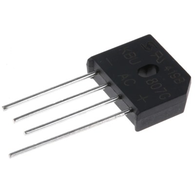 Taiwan Semiconductor Bridge Rectifier 1000 V 200 A 4-Pin Single KBU807G