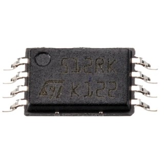 STMicroelectronics 512 kB Serial EEPROM, 80 ns, 8-Pin TSSOP SPI M95512-RDW6TP