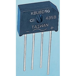 Taiwan Semiconductor Bridge Rectifier 600 V 200 A 4-Pin Single KBU805G