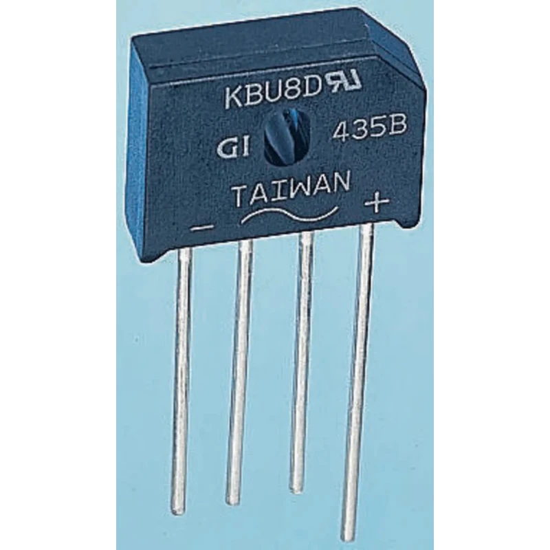 Taiwan Semiconductor Bridge Rectifier 600 V 200 A 4-Pin Single KBU805G