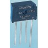 Taiwan Semiconductor Bridge Rectifier 600 V 200 A 4-Pin Single KBU805G