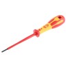 CK Insulated Screwdriver, 100 mm Blade, 3 mm Tip, Bi-Material Handle, VDE/1000V Approved T49144-030