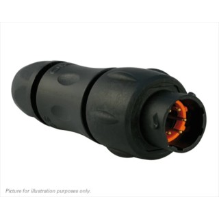 Souriau Sunbank by Eaton Circular Connector Standard Size, 6 Contacts, In-Line Mount, Plug, Male, IP68 IP69K UTS1JC106P