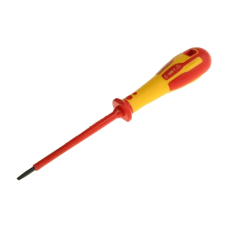 CK Insulated Screwdriver 3.5 mm Tip, 100 mm Blade, VDE 1000V Approved T49144-035