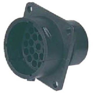 Souriau Sunbank by Eaton MIL Spec Plastic Straight 12 Way Wall Mount Circular Connector Female UTP01412S