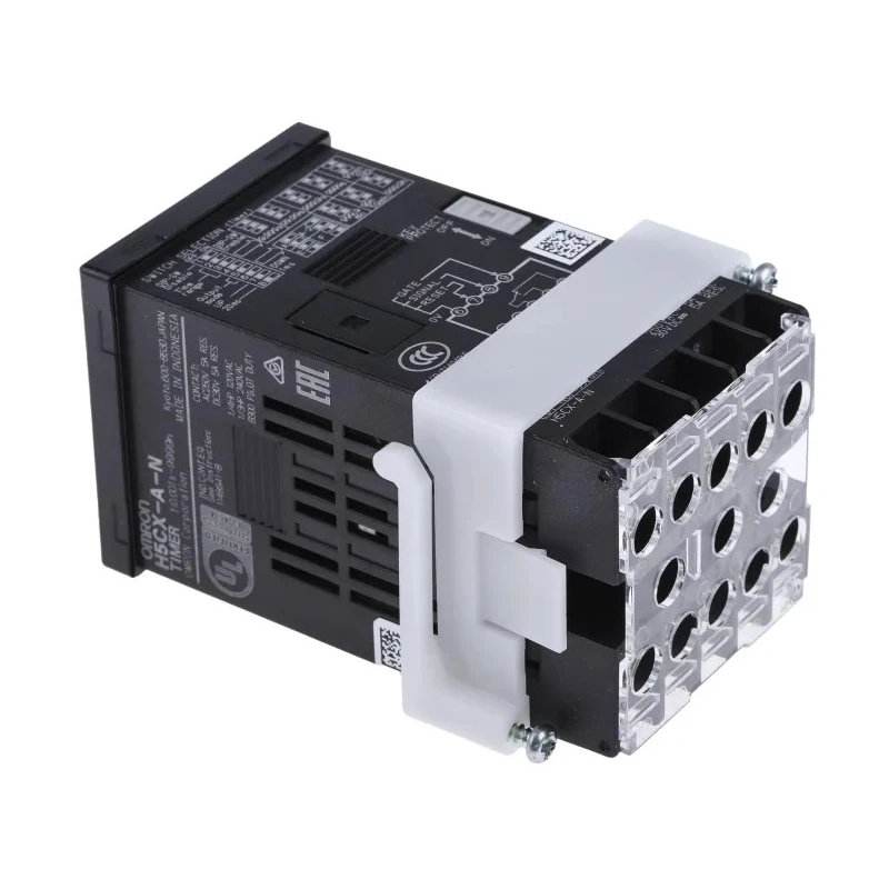 Omron Series Panel Timer Relay, 1-Contact, 100V ac to 240V ac, 0.001 s to 9999 h Timing Range, Multifunction SPDT Switch H5CX