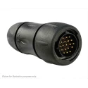Souriau Sunbank by Eaton Circular Connector 19 Contacts Cable Standard Plug Male IP68 IP69K UTS6JC14E19P