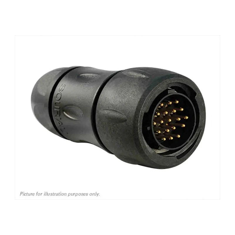 Souriau Sunbank by Eaton Circular Connector 19 Contacts Cable Standard Plug Male IP68 IP69K UTS6JC14E19P