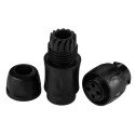 Souriau Sunbank by Eaton Circular Connector, 4 Contacts, In-Line, Standard Connector Plug Male 300V 16A Gold UTS1JC124P