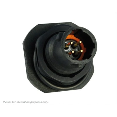 Souriau Sunbank by Eaton Circular Connector 4 Contacts Panel Mount Plug Male IP68 IP69K 600V 7A UTS78E4P