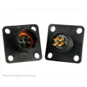 Souriau Sunbank by Eaton Circular Connector, 4 Contacts, Flange Mount, Standard Size, Plug, Male, IP68/IP69K, 600V UTS08E4P