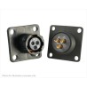 Souriau Sunbank by Eaton Circular Connector, 3 Contacts, Flange Mount, Standard Size, Plug Female, IP68 IP69K UTS08E3S
