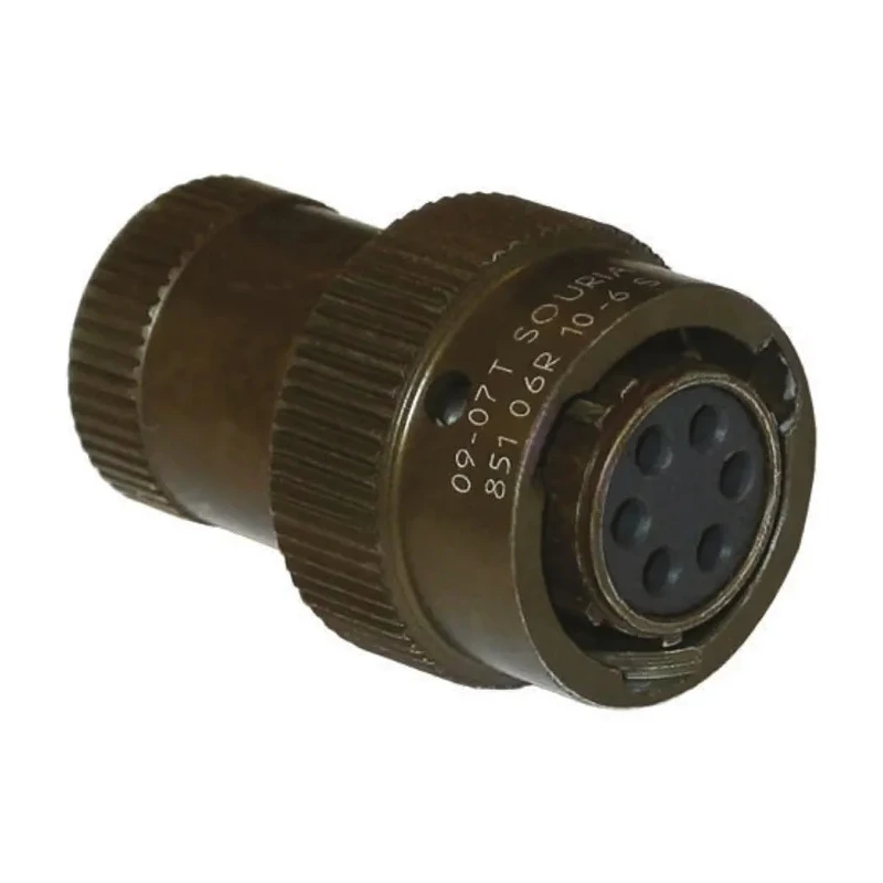 Souriau Sunbank by Eaton MIL Spec Circular Connector Copper Alloy Straight 19 Way Cable Male Contacts Shell 85106T1419P50