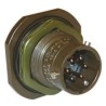 Souriau Sunbank by Eaton MIL Spec Circular Connector 4 Contacts 7.5A Panel Mount Straight Brown Copper Alloy 85107A84P50