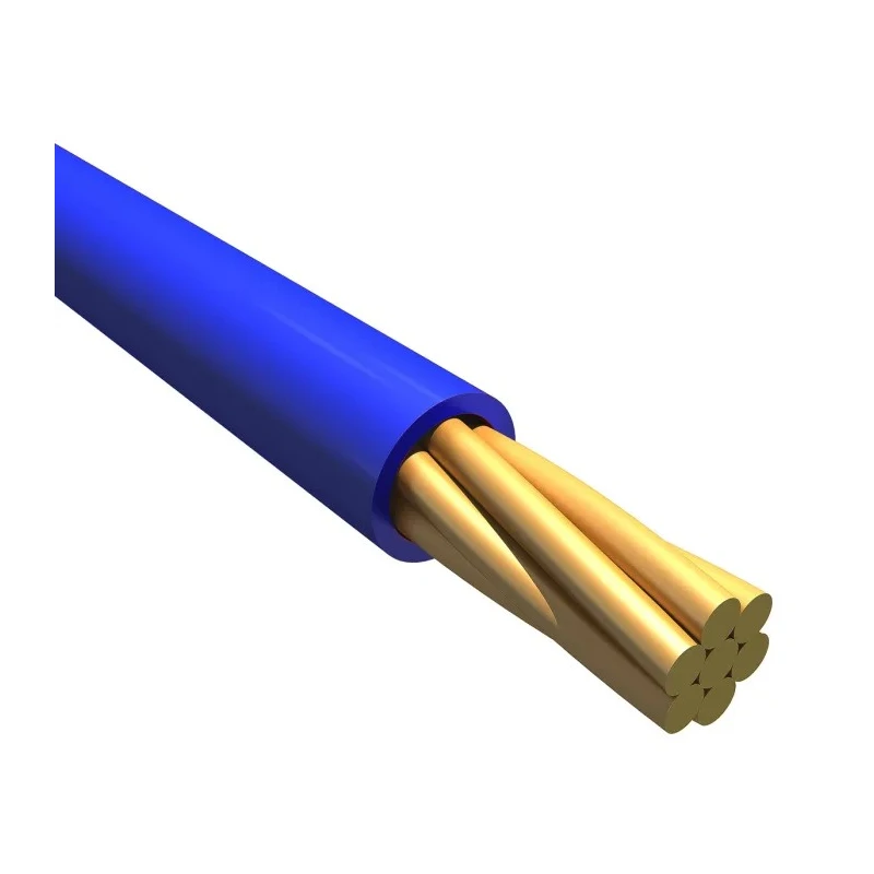 Alpha Wire Ecogen Ecowire Series Blue 0.08 mm² Hook Up Wire, 28 AWG, 7/0.12 mm Strands, 0.12 mm Core Strands, 30 6710 BL005