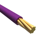 Alpha Wire Ecogen Ecowire Series Purple 0.08 mm² Hook Up Wire, 28 AWG, 7/0.12 mm Strands, 30 m Length, Modified 6710 VI005