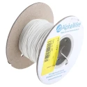 Alpha Wire Ecogen Ecowire Series White 0.2 mm² Hook Up Wire, 24 AWG, 7/0.20 mm Core Strands, 30 m Length 6712 WH005