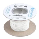 Alpha Wire Ecogen Ecowire Series White 0.2 mm² Hook Up Wire, 24 AWG, 7/0.20 mm Core Strands, 30 m Length 6712 WH005