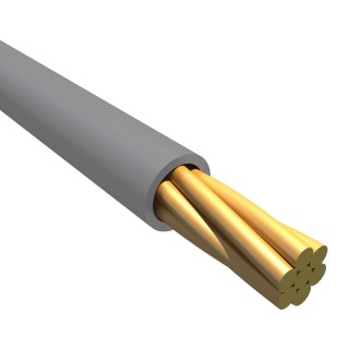 Alpha Wire Ecogen Ecowire Series Grey 0.08 mm² Hook Up Wire, 28 AWG, 7/0.12 mm Core Strands, 30 m, Modified 6710 SL005