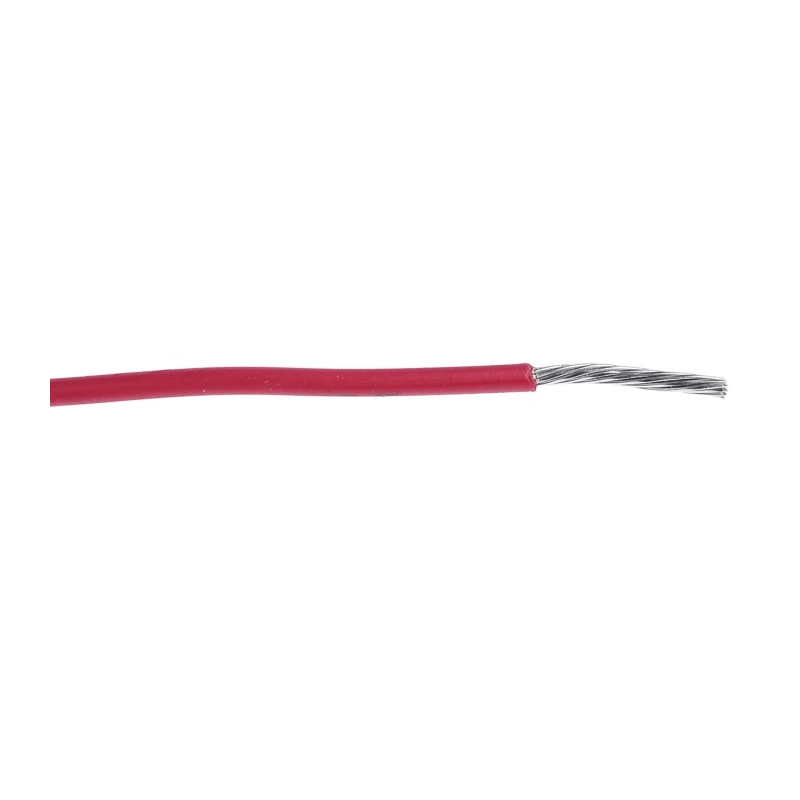Alpha Wire Ecogen Ecowire Series Red 0.52 mm² 20 AWG Hook Up Wire, 10x0.25 mm Strands, 30 m Length, 600V, Flame 6714 RD005