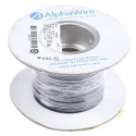 Alpha Wire Ecogen Ecowire Series Black 0.52 mm² Hook Up Wire 20 AWG 10x0.25mm Copper 30m 600V 105°C 6714 BK005