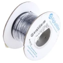 Alpha Wire Ecogen Ecowire Series Black 0.52 mm² Hook Up Wire 20 AWG 10x0.25mm Copper 30m 600V 105°C 6714 BK005