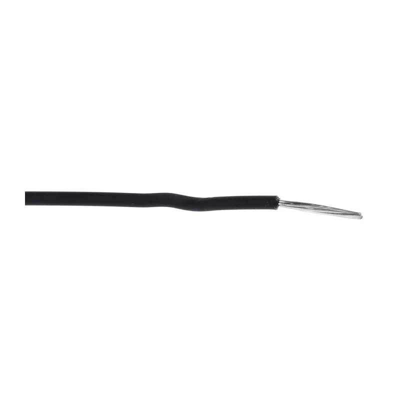 Alpha Wire Ecogen Ecowire Series Black 0.52 mm² Hook Up Wire 20 AWG 10x0.25mm Copper 30m 600V 105°C 6714 BK005