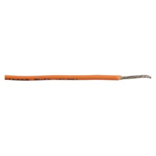 Alpha Wire Ecogen Ecowire Series Orange 0.52 mm² Hook Up Wire, 20 AWG, 10/0.25 mm Strands, 30 m Length, 600V 6714 OR005