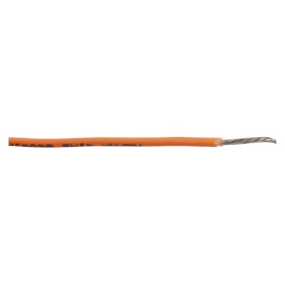 Alpha Wire Ecogen Ecowire Series Orange 0.52 mm² Hook Up Wire, 20 AWG, 10/0.25 mm Strands, 30 m Length, 600V 6714 OR005