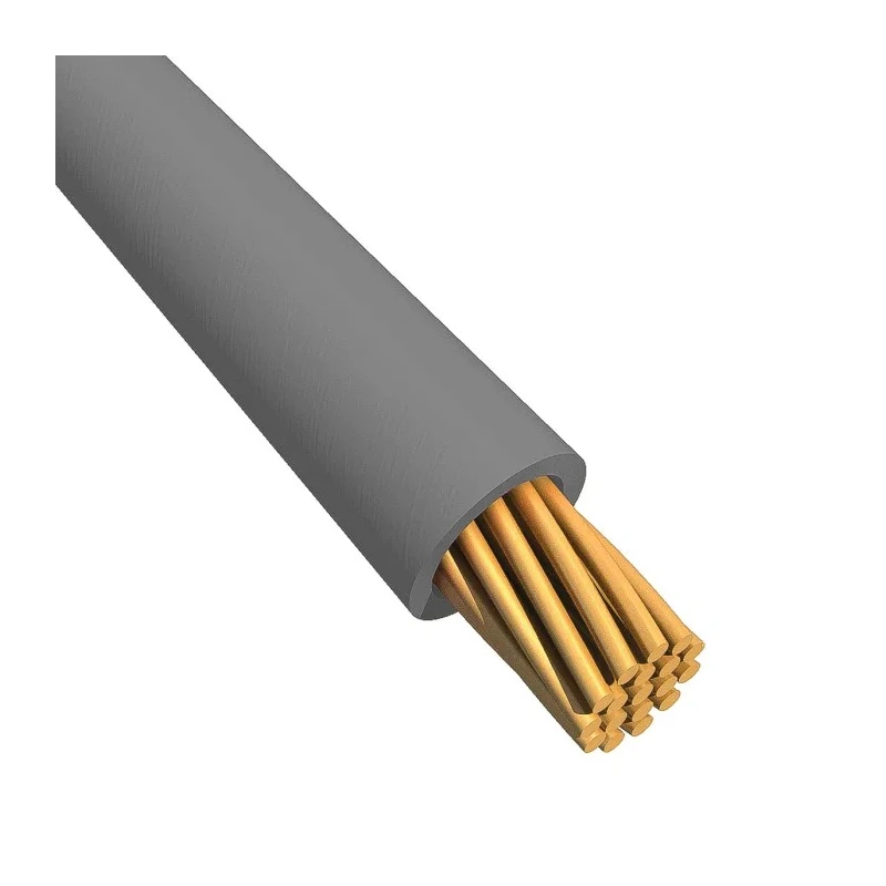 Alpha Wire Ecogen Ecowire Series Grey 0.75 mm² Hook Up Wire, 18 AWG, 16 x 0.25 mm Core Strands, 30 m, Modified 6715 SL005
