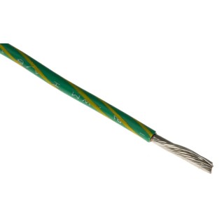Alpha Wire Ecogen Ecowire Series Slate 2.1 mm² Hook Up Wire, 14 AWG, 41/0.25 mm Core Strands, 30 m Length, MPPE 6717 GY005