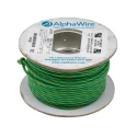 Alpha Wire Ecogen Ecowire Series Slate 2.1 mm² Hook Up Wire, 14 AWG, 41/0.25 mm Core Strands, 30 m Length, MPPE 6717 GY005