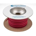 Alpha Wire Ecogen Ecowire Series Red 3.3 mm² Hook Up Wire, 12 AWG, 65/0.25 mm Core Strands, 30 m Length, MPPE 6718 RD005