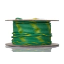 RS PRO Ecogen Ecowire Series Green, Yellow 5.2 mm² 10 AWG Hook Up Wire 105x0.25 mm Core Strands 30 m 6719 GY005
